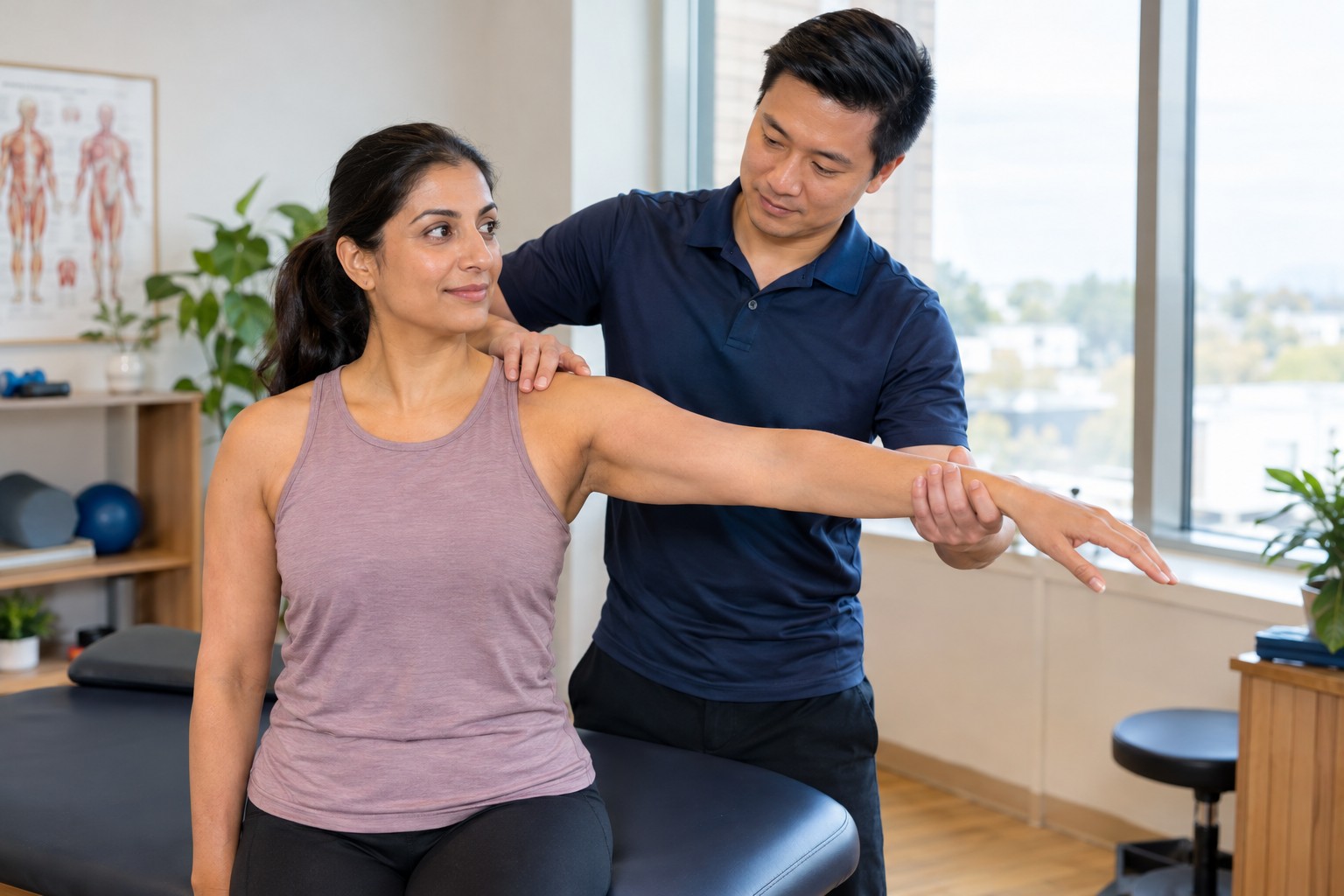 Physiotherapy shoulder assessment for shoulder impingement in Markham